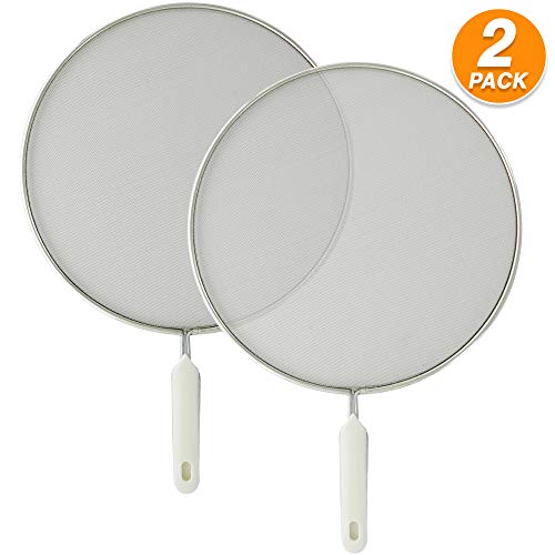 Ram-Pro Grease Splatter Screen for Frying Pan 10 inch Hot Oil Splash Splatter