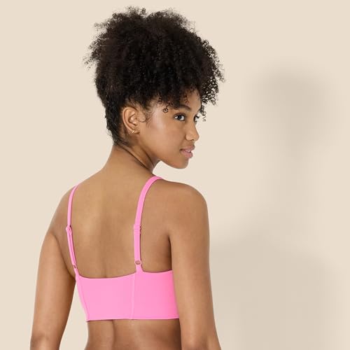 Amazon Essentials Women's Active FormFlex Buttery Soft Light Support Sweetheart Neck Yoga Sports Bra3