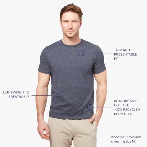 Fair Harbor The Kismet Tee –– Men's Ultrasoft Everyday T-Shirt –– Lightweight and Breathable, Trim Fit3