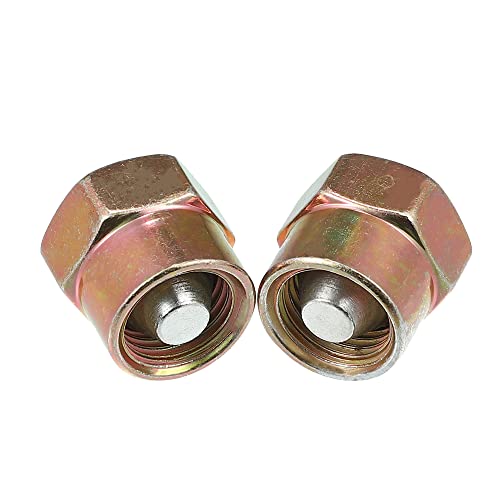 Imagen de X AUTOHAUX 2uds 14mm Diesel Común Riel Combustible Inyector Tapa Bloqueo Herpara Ramienta