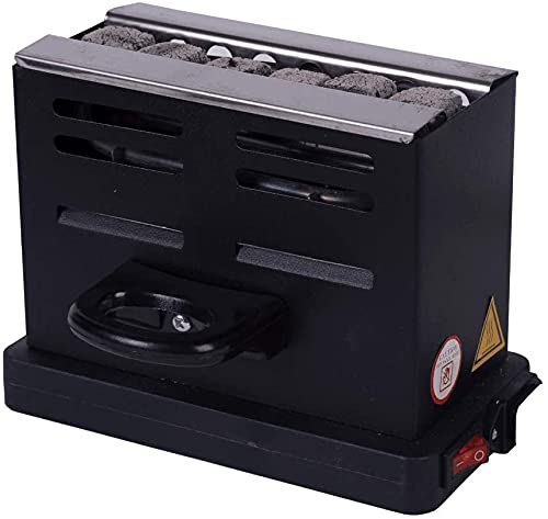 DIAMOND HOOKAH Premium Shisha Kohleanzünder Toaster 800 Watt elektrisch für Shisha Kohle + Griff | Inkl. 1KG Kohle… – Bild 4