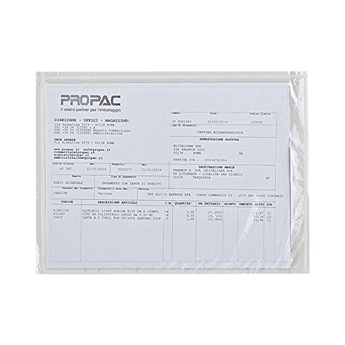 Propac z-pac1 saszetka na dokumenty neutralna, A4 składana 6, 12 x 8,5 cm, 1000 sztuk