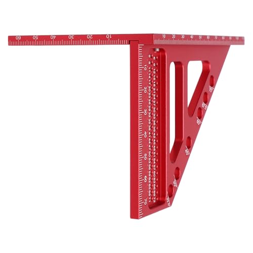 Regla medidora de ángulos multiángulo de aluminio miniatura 4