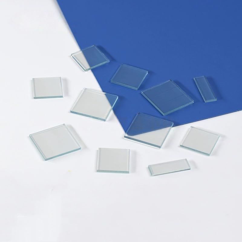 Vidrio conductivo FTO, 2,2 mm de espesor, 7 ohmios, paquete de 50 piezas(15x15x2.2mm)