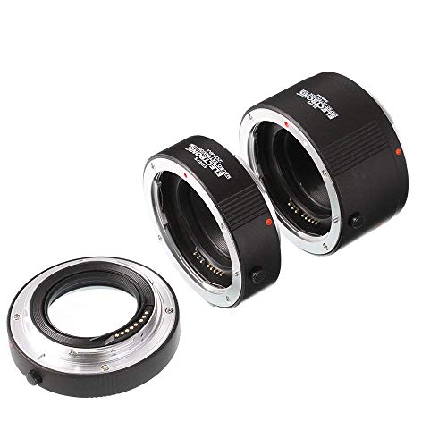 Fotga Electronic Auto Focus Macro Extension Tube Set For Canon Eos Ef & Ef-S Mount 5D2 5D3 5Div 5Ds 5Dsr 6D Ii 7D/7Dii 77D 80D 650D 750D 800D 1300D 1500D Dslr Cameras, 13Mm+20Mm+36Mm Set #TOP3