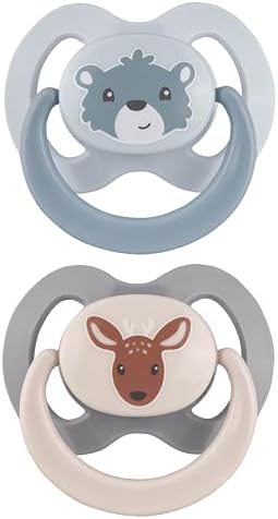 babynova Set de 2 Chupetes de Silicona con Caja de Esterilización...