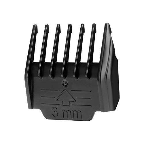 Attachment Guide Comb Guards for oneisall Low Noise Dog Clippers #1, 3mm(1/8-Inch) Cut Length, Black for 26225202-003DE/P2/X3//X2