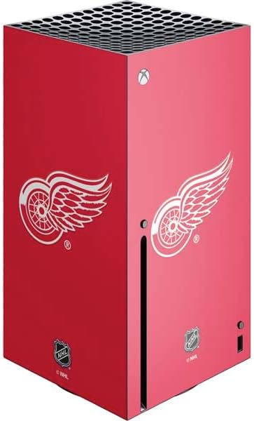 Skinit Decal Gaming Skin Compatible with Xbox Series X Console - Officially Licensed NHL Detroit Red Wings Home Jersey Design