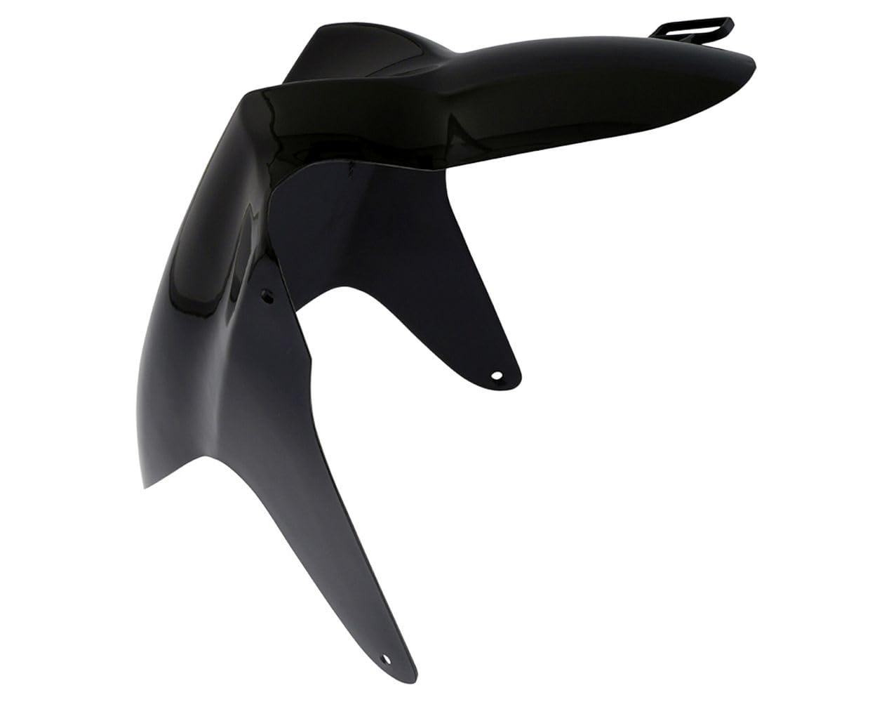 One By Camamoto Code 77366733 Plastic Fairing Under Shield Front Tip Glossy Black Compatible With MBK Nitro/Yamaha Aerox 50cc-100cc Year From 1997 To