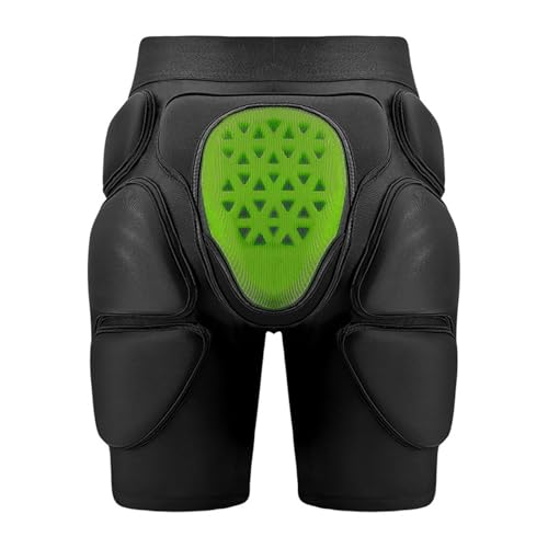 Impact Shorts, Multi Directional Padding, Shock Absorption, Breathable Lycra with EVA Padding for Skating (XL)