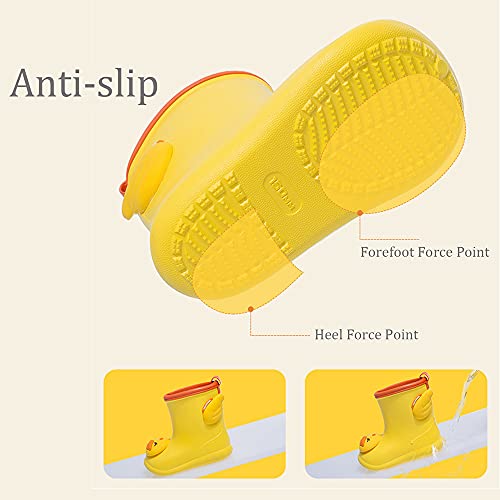 Rainboots for Baby Boots Waterproof Rain Boots for Children PVC Rubber Colorful Cute Cartoon Kids Shoes Breathable Water Shoes4