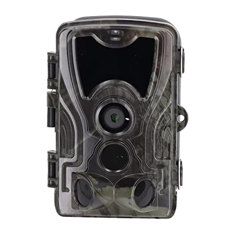 1080P 24MP Trail Camera, HD Hunting Game Camera 0.2s Time Trail Cam with Infrared Night Vision, Waterproof Motion Activated Trail Game Camera for Outdoor Wildlife Deer Monitoring Cover