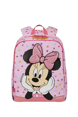 Samsonite Daydream Disney - Zaino Bambini Minnie Mouse, 36 Cm, 15 L - Ergonomico Con Spallacci Imbottiti E Pannello Posteriore - Dettagli Riflettenti - 2 Portabottiglie - Minnie Flower Power - 2