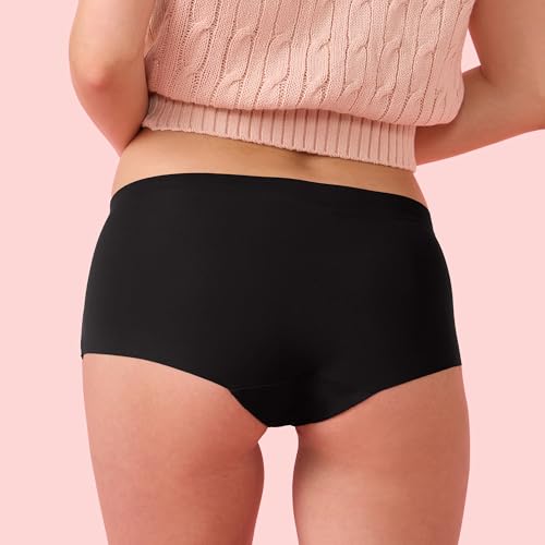 Image of Enamor Innovations Invisi, All Day Comfort, Mid Waist Boyshorts Panty for Women - No Visible Panty Lines, Breathable, Sweat Wicking, Free Cut, Full Coverage - PS40
