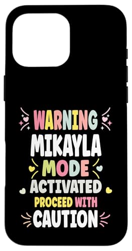 MIKAYLA Personalized Women's Gift Custom MIKAYLA �X�}�z�P�[�X iPhone 16 Pro Max �p