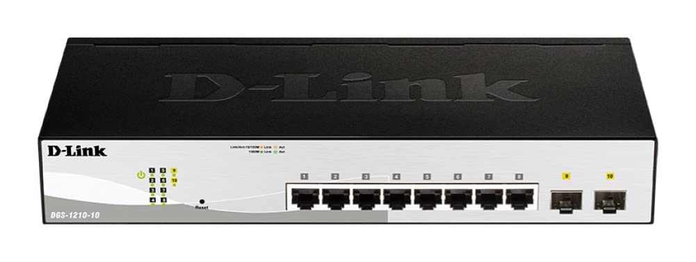D-Link DGS-1210-10/E 10-Port Gigabit Smart Switch