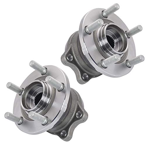 Image of TRQ Rear Wheel Bearing and Hub Assembly Set 2 Piece