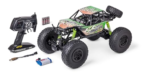 Carson 500404289 1:8 Dirt Crawler 4x4 100% RTR Verde - RC teledirigido, Crawler RC para niños