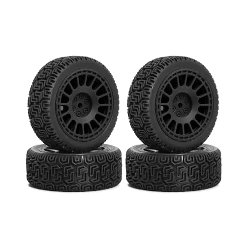 For Tamiya For TT01 XV02 For Kyosho 94123 1:10 70mm�^�C�� �i�C�����z�C�[�� RC�J�[�p�[�c �A�N�Z�T���[ �A�b�v�O���[�h ���� �C�� RC�g���b�N�^�C��(Black)