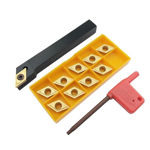 Portaherramientas para Torno CNC con 10 Fresas de Carburo