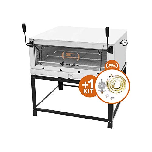 KIT - Forno Gás Industrial Roma Inox FIRI110 + Kit Gás 2KG - Venâncio
