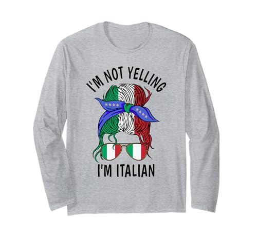 Loud Proud イタリアンスタイル メッシーバンサングラス イタリア国旗 長袖Tシャツ