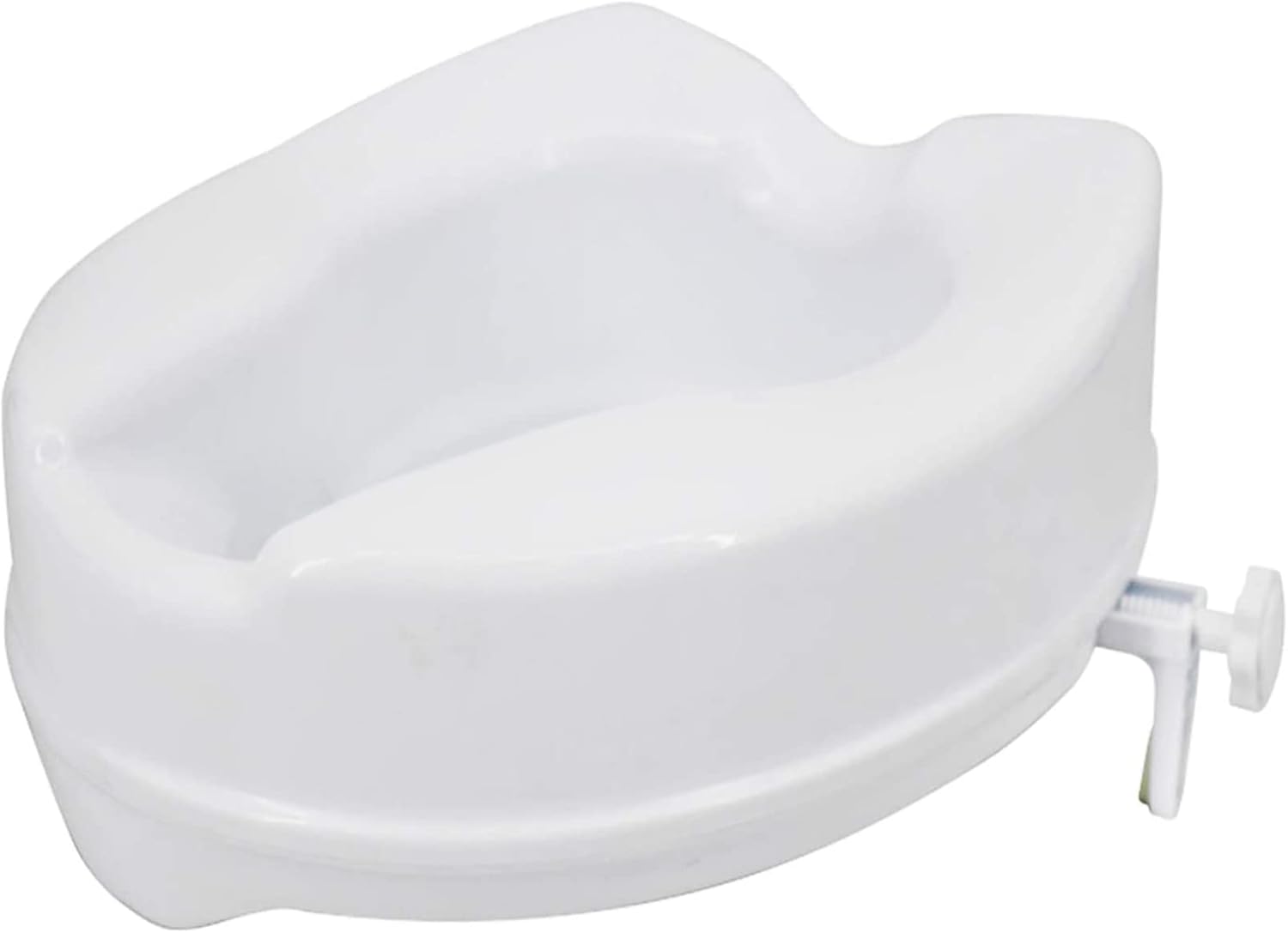 Raised Toilet Seats For Elderly, 4" High Elevated Toilet Seat Locks