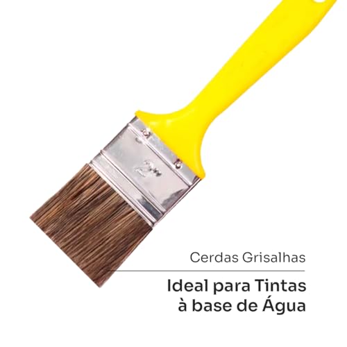 Kit Trincha P/Pintura, Pincéis Compel, 5 Peças