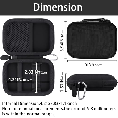 Image of khanka for Anker Nano Power Bank Ultra-Slim 5,000Mah & Maggo Power Bank 10K Case,Compatible with Anker A1665 /A1664 Slim Magnetic Charger, Protective Carrying Case Only (Black)