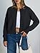 Trendy Queen Cropped Cardigan Sweaters for Women Lightweight Y2k Fall Outfits Spring Fashion Clothes 2026 Black XL