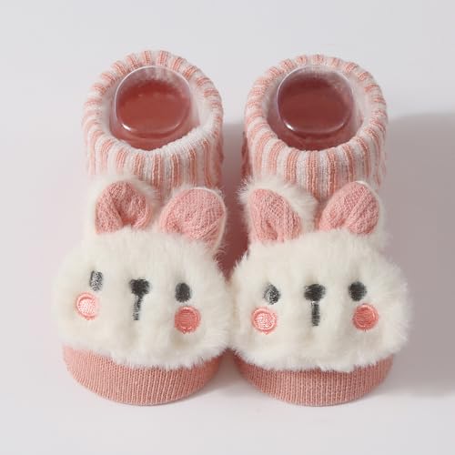 Infant Knit Socks With Cartoon Pattern Comfortable Cotton Breathable Baby Unisex Baby Comfortable Toddler Knit Sock Set3