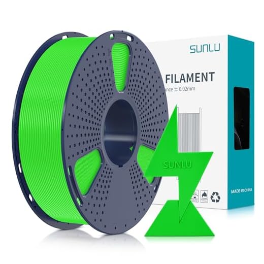 SUNLU High Speed PLA Filament 1.75mm, 30mm/s - 600mm/s Print Range, High Flow Speedy 3D Printer PLA Filament, Designed for Fast Printing, Good for Fast Printing, 1KG Green