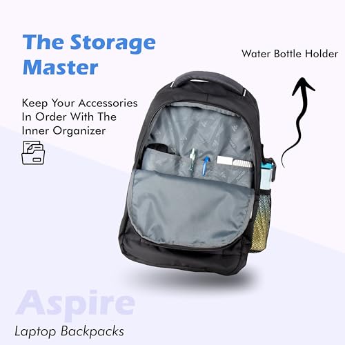 Image of Emmi Aspire Casual Backpack 33 L | Weekend Travel Bag For Men and Women | Carry On Bag For College and School Students | Water Repellent | 18 Months Warranty