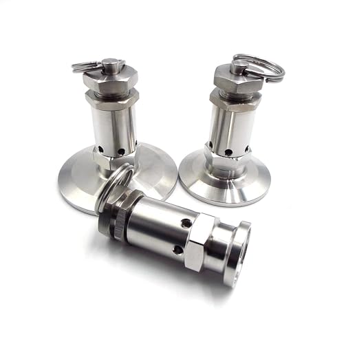 Válvula de escape de aire para compresores con conexión Tri Clamp de 25.4 mm 2