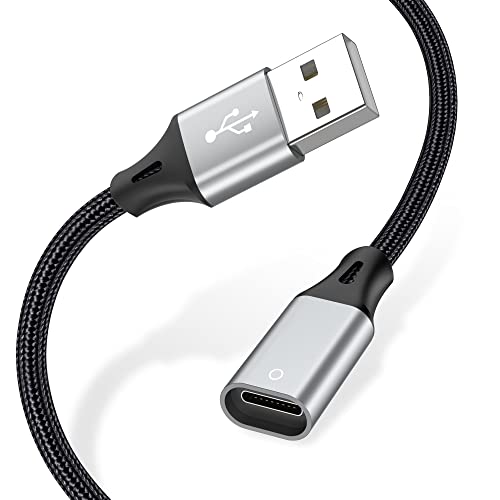 AGVEE 1.5ft USB-A Male to Lightning Female Charging Pencil Adapter