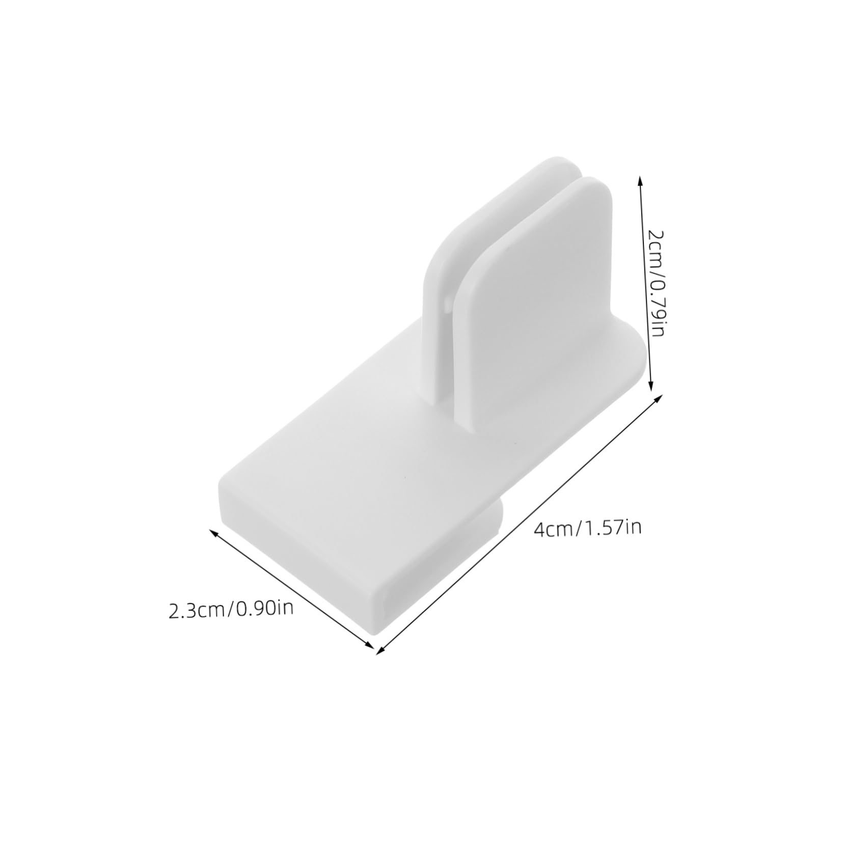 FONDOTIN 4Pcs Plastic Drawer Divider Fixing Clips Kitchen Organizer Support for Efficient Drawer Management Multipurpose Divider Clamps for Home Office Storage