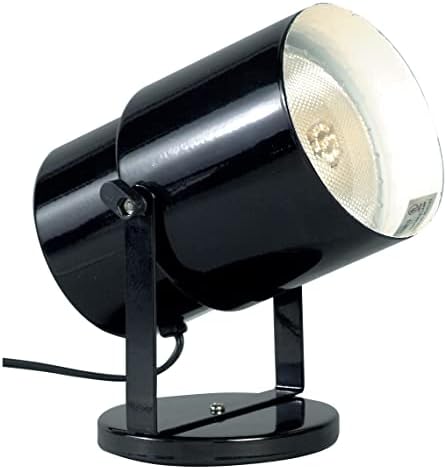 Satco SF77/394 Incandescent Portable Plant Lamp, 60 Watts, Alloy Steel, Black