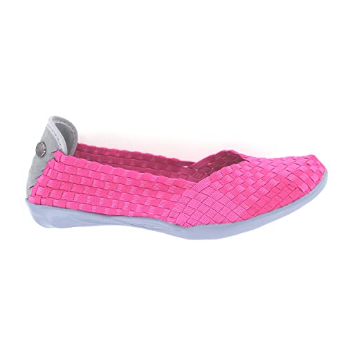 Image of Bernie Mev Catwalk Women's Stretch Woven Slip On Flat Shoes for Women