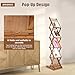 HWBWE Portable Foldable wood Literature Rack Display Holder Stand, Pop-up Magazine Brochure Catelog Rack, Light Weight, for Trade Show Booth Office Retail Store Showroom