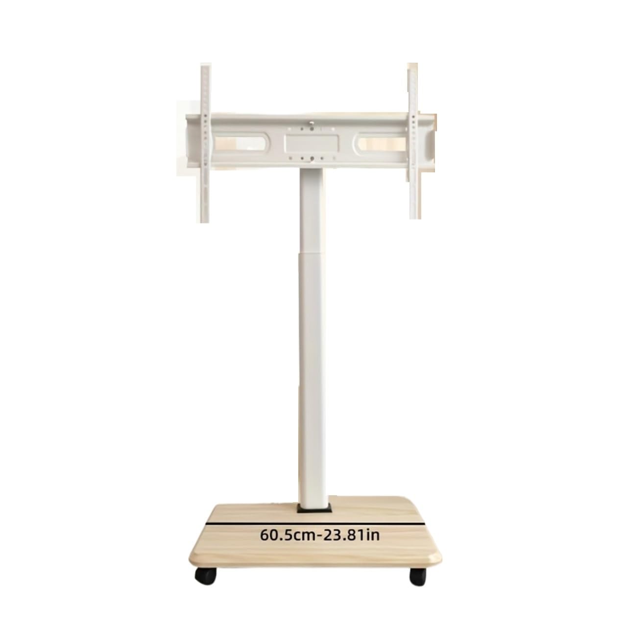 YCQYM Soporte móvil para TV para televisores de 26"-75" – Rodante con Ruedas bloqueables, Giratorio y Ajustable en Altura para una fácil instalación y colocación del televisor (no Incluye