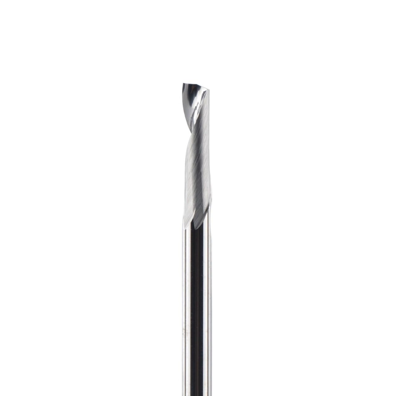 1 szt. 3,175 4 6 8 mm frez spiralny z węglika spiekanego CNC pojedynczym ostrzem, do aluminium(SA1F-D8.0-L17)