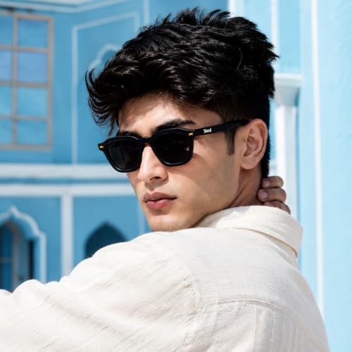 Image of Stood Retro Sunglasses | Full Rim |Soft Square | UV Protected | Medium | Men & Women | SG-STD0016