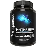 5MG L-5 MTHF by Intelligent Labs, L-5 Methylfolate Activated Folic Acid Supplement as Quatrefolic Acid, Activated Folate