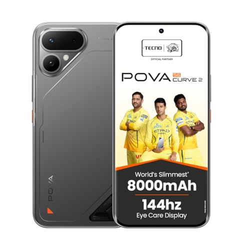 Image of Tecno Pova Curve 2 5G (Storm Titanium, 8GB RAM, 128GB Storage)