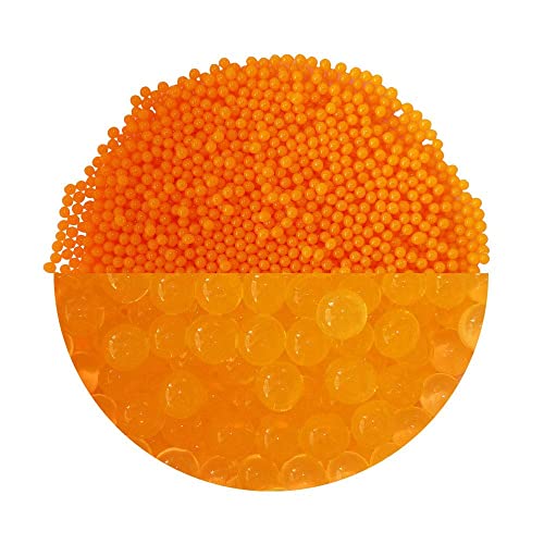 trendfinding 100 g water-retaining deco granules orange, grain size 3.5-4 mm, decoration for flowers and plants 10 litres