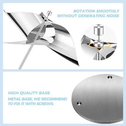 greenight Bird Scare Reflective Device, Upgraded Bird Reflector for Outside Gardens Railings Roofs, Keep Pigeons Sparrows & Woodpeckers Away - Thumbnail 2