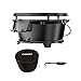 Produktbild Everdure Runder Gusseisen-Grill & Abdeckung - Outdoor, 2-in-1 tragbar, Tischgrill und Grillplatte - 100% Gusseisen, emailliert, langlebig, kleiner Holzkohlegrill, Campingkocher oder Hibachi-Grill