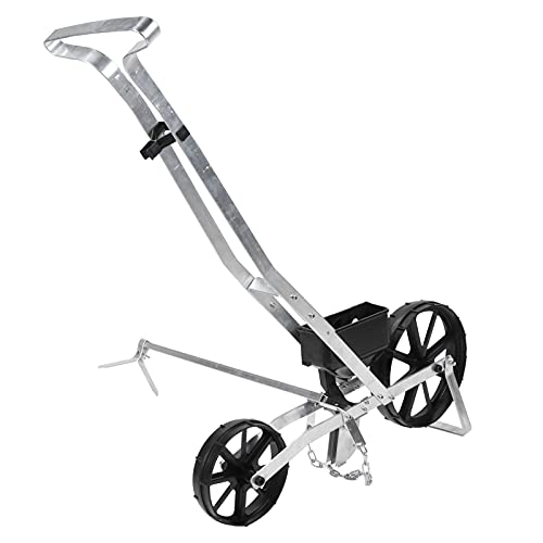 Semoir en aluminium durable à pousser avec rangée réglable pour semis de précision