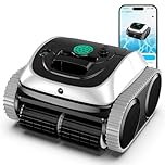 WYBOT C1 Cordless Pool Cleaner, Wall & Waterline Cleaning, Pool Vacuum Robot with Smart Route Planning, 150 Mins Runtime, for Inground Pools Up to 150㎡ (Blackwhite & Green)