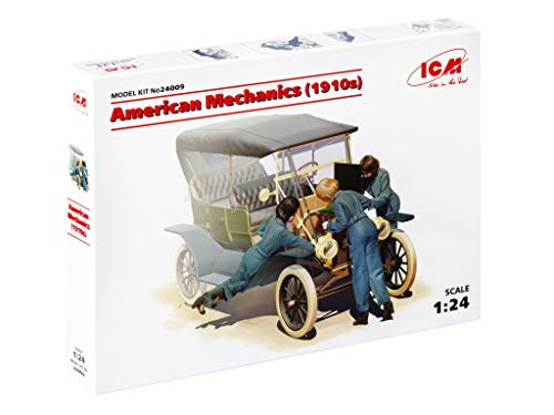 ICM 24009 American Mechanics, 1/24 Scale Plastic Figure Model Kit